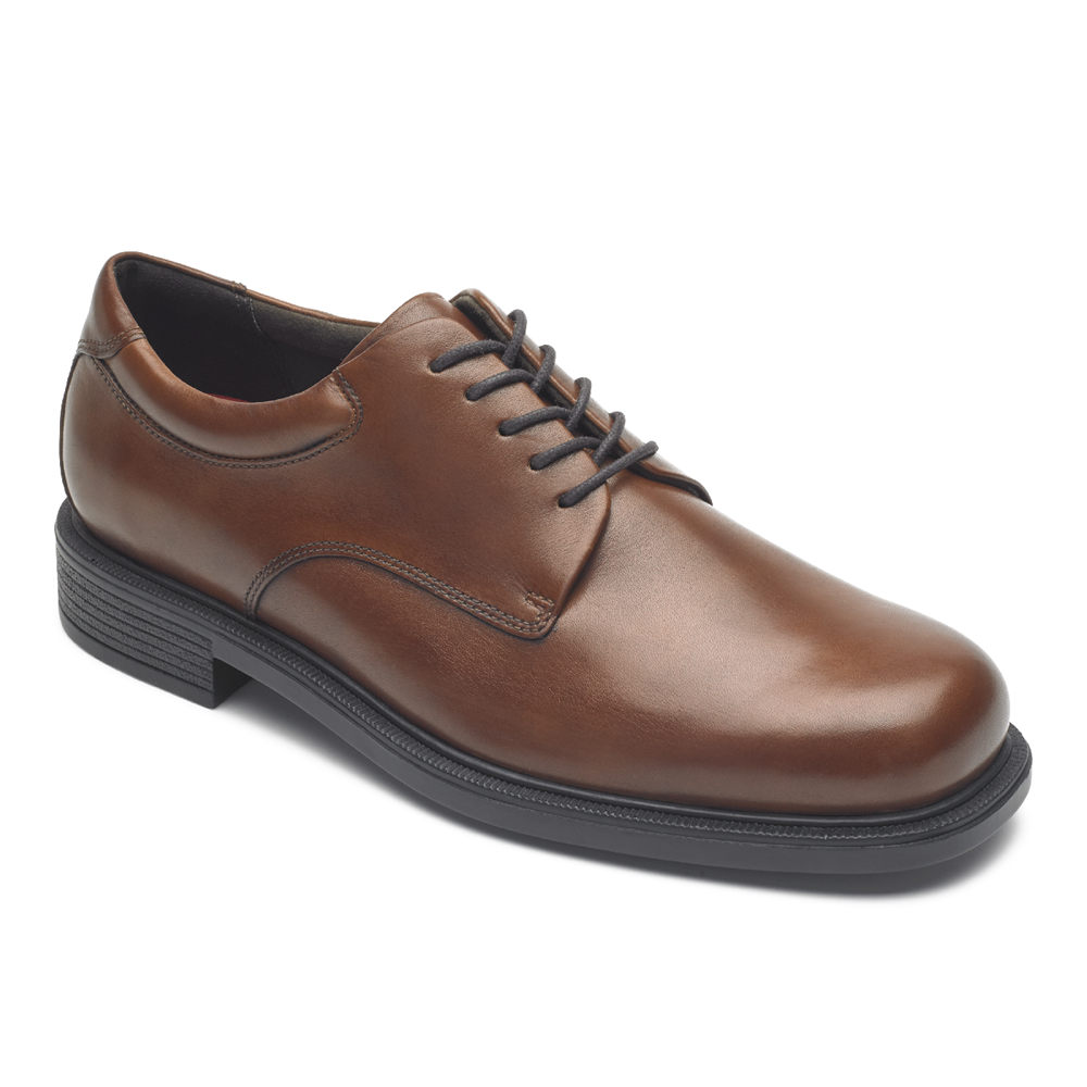 Rockport Singapore Mens Oxfords - Margin Brown - QN4703159